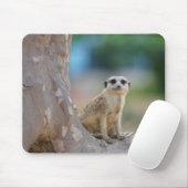 Niedlich Meerkat Sat on Tree Mousepad (Mit Mouse)
