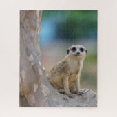 Niedlich Meerkat Sat on Tree Puzzle (Vertikal)