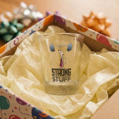 Niedlich Meerkat Strong Stuff Weightlift Cartoon Schnapsglas