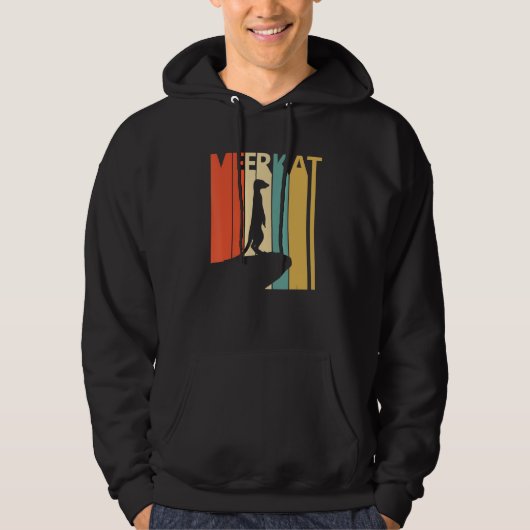 Niedlich Meerkat-Tier Hoodie (Vorderseite)