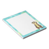 Niedlich Meerkat Weihnachtsfeiertag Notepad Notizblock (angewinkelt)