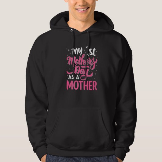 Niedlich mein erster Muttertag als Mutter Mädchen Hoodie (Vorderseite)