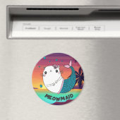 Niedlich Meowmaid Magnet (In Situ (Geschirrspüler))