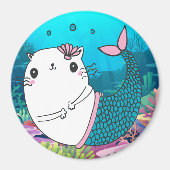 Niedlich Meowmaid Magnet (Vorne)