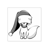 Niedlich Meowy Weihnachten Kätzchen Gummistempel (Prägung)