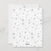 Niedlich Meowy Weihnachtskatze und Weihnachtsmannm Feiertagskarte (Rückseite)