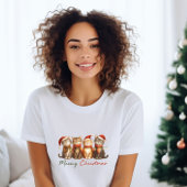 Niedlich Meowy Weihnachtskatzen T - Shirt