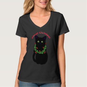 Niedlich Meowy Weihnachtskitty T-Shirt