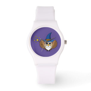 Niedlich Merlin the Wizard Owl Cartoon Armbanduhr