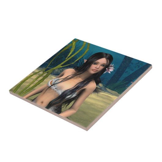 Niedlich Mermaid Fliese (Seite)