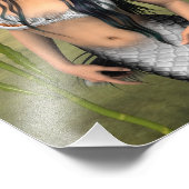Niedlich Mermaid Fotodruck (Ecke)