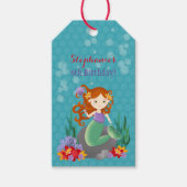 Niedlich Mermaid Geschenkanhänger (Vorderseite)
