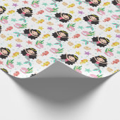 Niedlich Mermaid Geschenkpapier (Ecke)