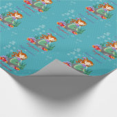Niedlich Mermaid Geschenkpapier (Ecke)
