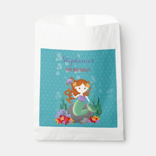 Niedlich Mermaid Geschenktütchen (Vorderseite)