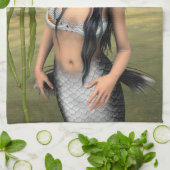Niedlich Mermaid Geschirrtuch (Gefaltet)