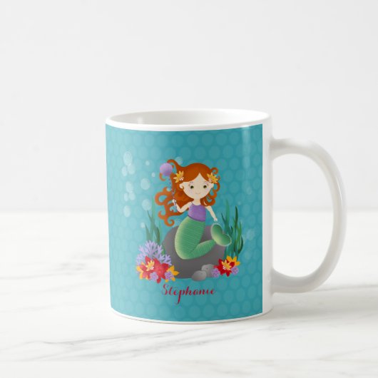 Niedlich Mermaid Kaffeetasse (Rechts)