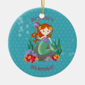 Niedlich Mermaid Keramikornament (Vorne)