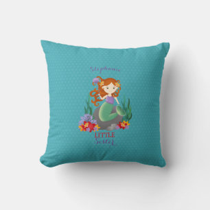 Niedlich Mermaid Little Sister Kissen