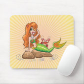 Niedlich Mermaid Mouse Pad Mousepad (Mit Mouse)