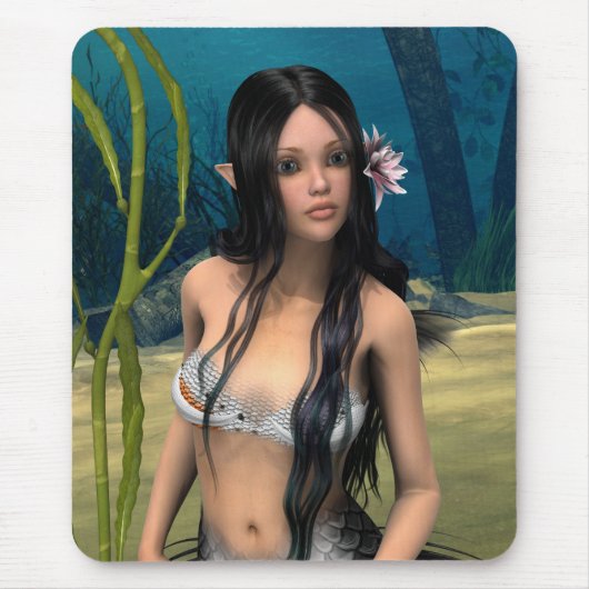 Niedlich Mermaid Mousepad (Vorne)