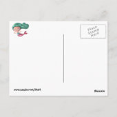 Niedlich Mermaid Muster Postkarte (Rückseite)