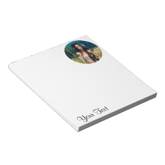 Niedlich Mermaid Notizblock (angewinkelt)