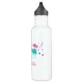 Niedlich Mermaid Personalisiert Girl Edelstahlflasche (Rechts)