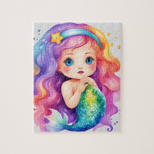 Niedlich Mermaid Puzzle (Vertikal)