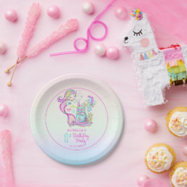 Niedlich Mermaid | Sea Girl's 1st Birthday Party Pappteller
