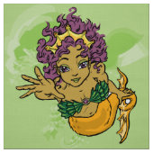 Niedlich Mermaid Stoff (Muster)