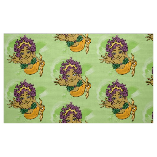 Niedlich Mermaid Stoff (Fat Quarter (45,7 x 55,9 cm))