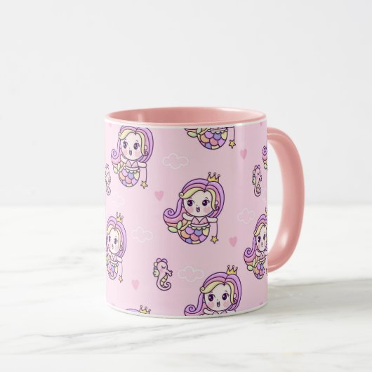 Niedlich Mermaid Tasse (VorderseiteRechts)