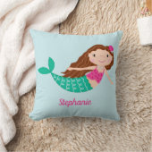 Niedlich Mermaid Whimsical Personalisiert Kissen (Decke)