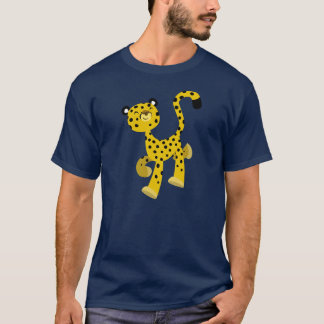 Niedlich Merry Cartoon Cheetah T - Shirt