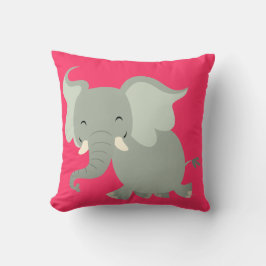 Niedlich Merry Cartoon Elephant Kissen
