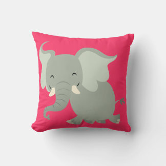 Niedlich Merry Cartoon Elephant Kissen