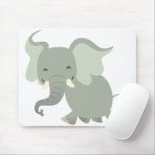Niedlich Merry Cartoon Elephant Mousepad (Mit Mouse)