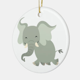 Niedlich Merry Cartoon Elephant Ornament