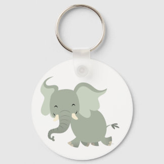 Niedlich Merry Cartoon Elephant Schlüsselanhänger