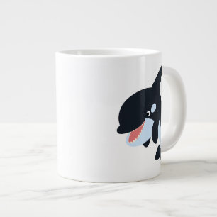 Niedlich Merry Cartoon Killer Whale Jumbo Tasse
