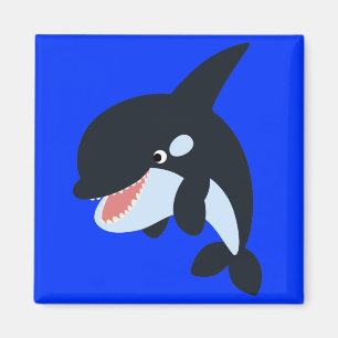 Niedlich Merry Cartoon Killer Whale Magnet