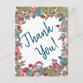 Niedlich Merry Mäuse Weihnachten Vielen Dank Woodl Postkarte