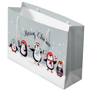 Niedlich Merry Penguins Große Geschenktüte