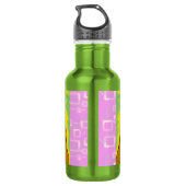 Niedlich Merry Pink Edelstahlflasche (Rückseite)