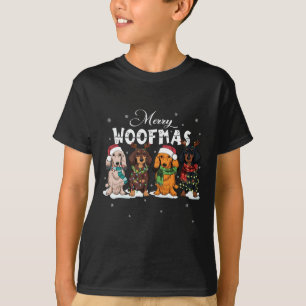 Niedlich Merry Woofmas Dackel Weihnachts-Hund Rein T-Shirt