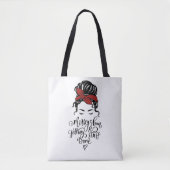 Niedlich Messy Bun Erledigen Tasche (Vorderseite)