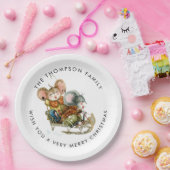 Niedlich Mice Sleigh Frohe Weihnachten Pappteller (Party)