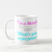 Niedlich Midfrau Superhero Kaffeetasse (Links)