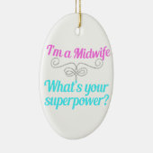 Niedlich Midfrau Superhero Keramik Ornament (Rechts)